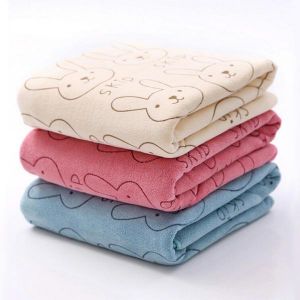 FOR YOUR BABY  מגבות וחלוקים מגבת אמבטיה איכותית מתייבשת בקלות לתינוק בעיצוב מתוק